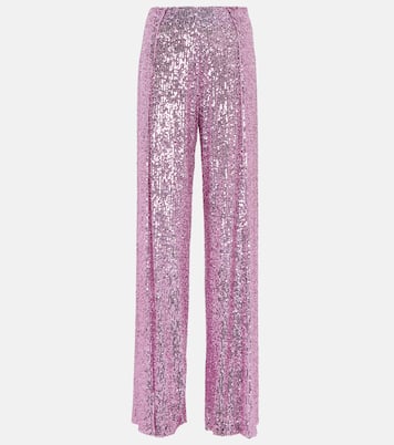 Pantaloni con paillettes a gamba larga | Tom Ford