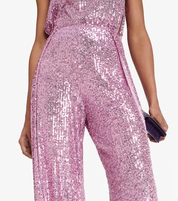 Pantaloni con paillettes a gamba larga | Tom Ford