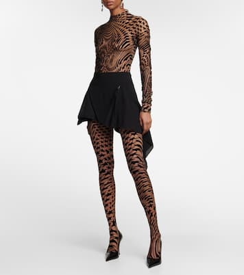 Printed tights | Mugler