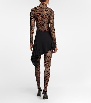 Printed tights | Mugler