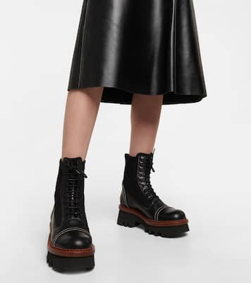 Schnürstiefel Owena aus Leder | Chloé