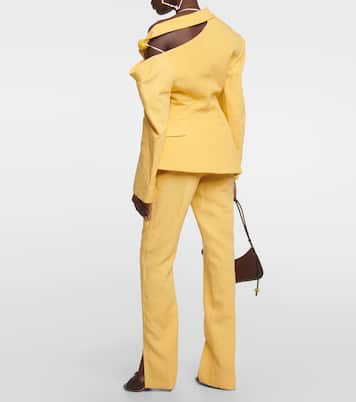 La Veste Baska linen-blend blazer | Jacquemus