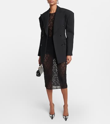 DG cotton-blend tulle midi skirt | Dolce&Gabbana