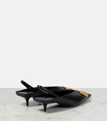 Square Knife BB slingback mules | Balenciaga