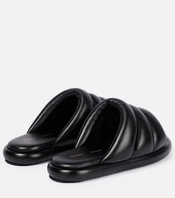 Padded leather slides | Proenza Schouler