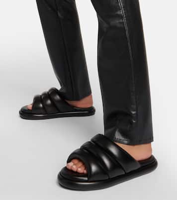 Padded leather slides | Proenza Schouler