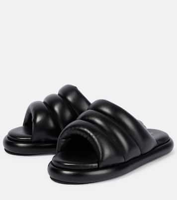 Padded leather slides | Proenza Schouler