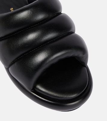 Padded leather slides | Proenza Schouler