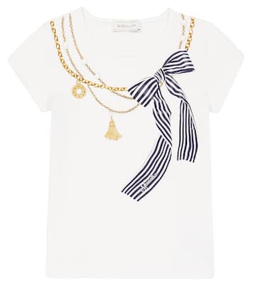 T-shirt in misto cotone con stampa | Monnalisa