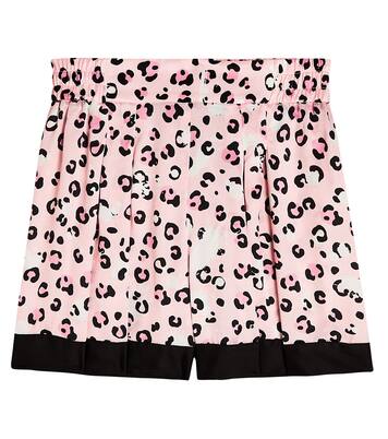 Printed crêpe shorts | Monnalisa
