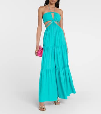 Vestido largo Laurel con aberturas | Simkhai