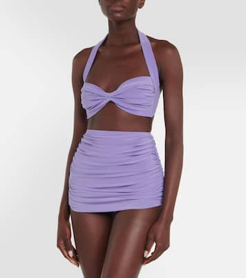 Top de bikini Bill con cuello halter | Norma Kamali