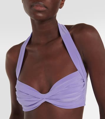 Top de bikini Bill con cuello halter | Norma Kamali