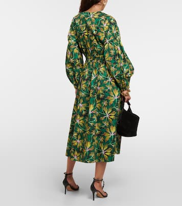 Robe midi Adalie en coton à fleurs | Ulla Johnson
