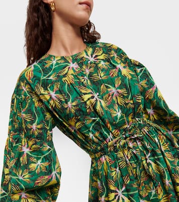 Robe midi Adalie en coton à fleurs | Ulla Johnson