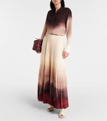 Sif pleated ombré maxi skirt | Altuzarra