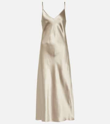 Abito sottoveste Clea in raso di seta | Joseph