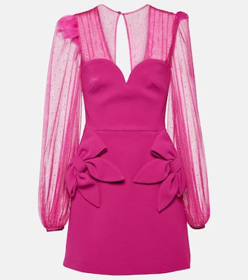 Lilah embellished crêpe minidress | Rebecca Vallance