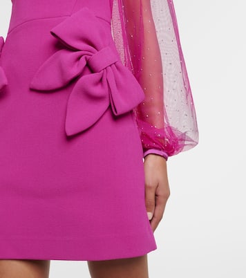 Lilah embellished crêpe minidress | Rebecca Vallance