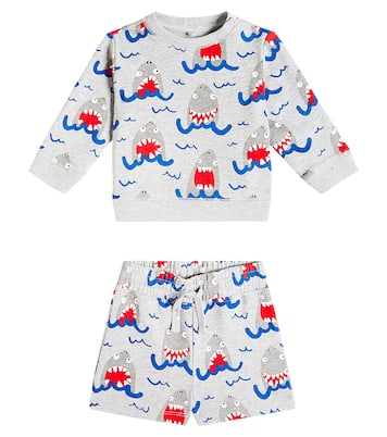 Bébé – Ensemble sweat-shirt et short imprimés | Stella McCartney Kids