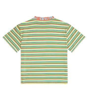 T-shirt rayé en coton | Stella McCartney Kids