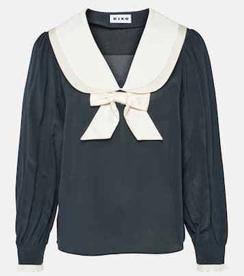 Blusa Eimer de seda | Rixo