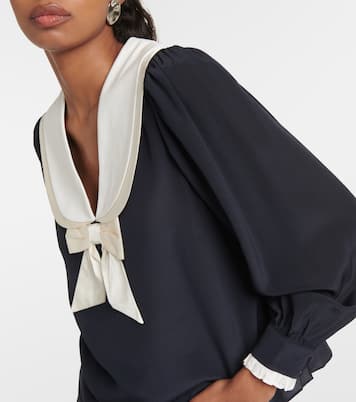 Blusa Eimer de seda | Rixo