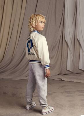 Dolphins printed bomber jacket | Mini Rodini