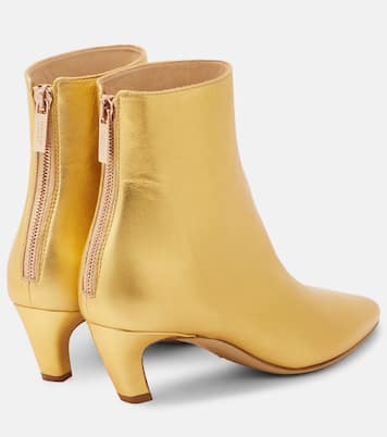 Clayton metallic leather ankle boots | Gabriela Hearst