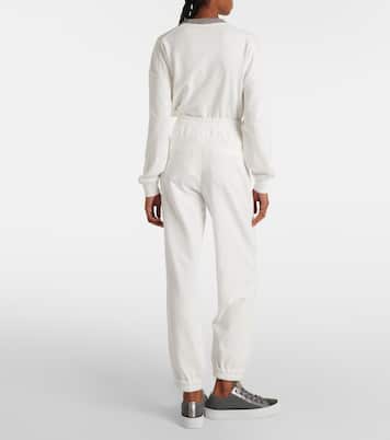 Pantalon de survêtement Glitter en coton | Brunello Cucinelli