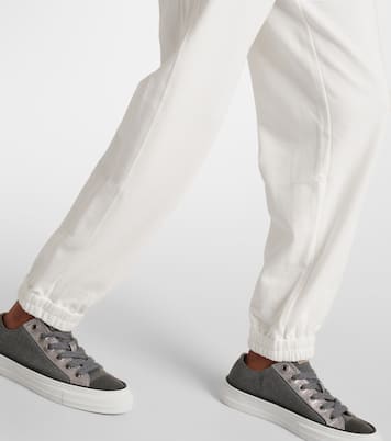 Pantalon de survêtement Glitter en coton | Brunello Cucinelli