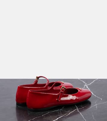 Mary-Jane-Ballerinas aus Lackleder | Prada