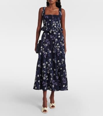 Besticktes Cropped-Top Eslabón Sueño | Agua by Agua Bendita
