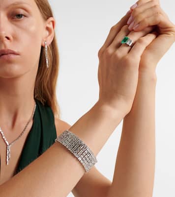 Bracciale in oro bianco 18kt con diamanti | Suzanne Kalan