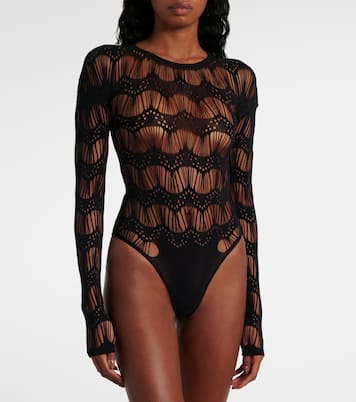 Open-knit bodysuit | Saint Laurent