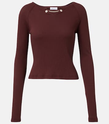 Top in jersey di cotone con catena | McQueen
