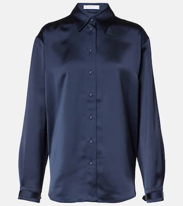 White Label - Camicia Raven in raso | Proenza Schouler