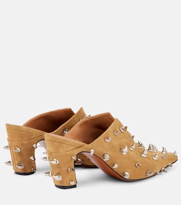 Mules in suede con borchie | McQueen