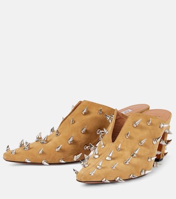 Mules in suede con borchie | McQueen