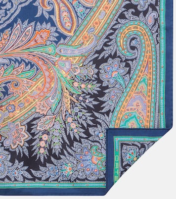 Sciarpa Aida in lana e seta con stampa | Etro