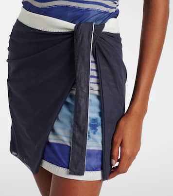 Breeze printed mesh minidress | SIR