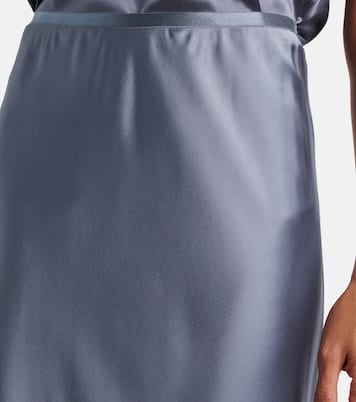 Carnet silk satin midi skirt | Max Mara