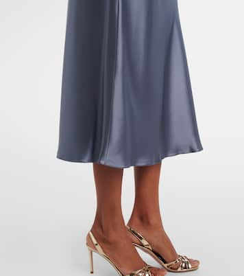 Carnet silk satin midi skirt | Max Mara