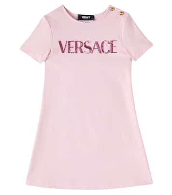 Abito in jersey con logo | Versace Kids
