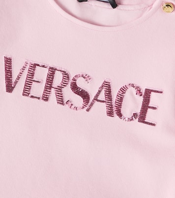 Abito in jersey con logo | Versace Kids