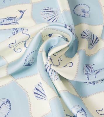 Foulard Pia in seta con stampa | Alémais