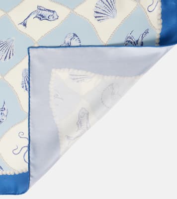Foulard Pia in seta con stampa | Alémais