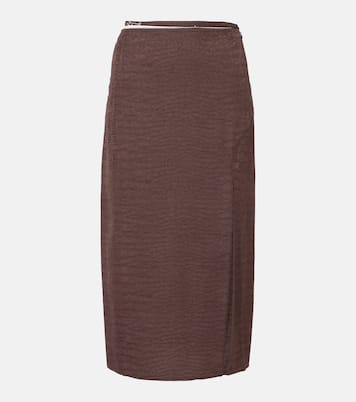 Gonna midi Notte in raso | Jacquemus