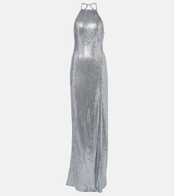 Aether sequined halterneck gown | The New Arrivals Ilkyaz Ozel