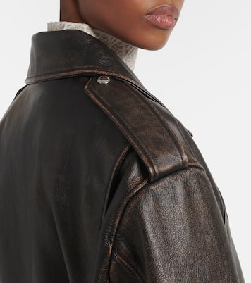 Giacca biker in pelle | McQueen